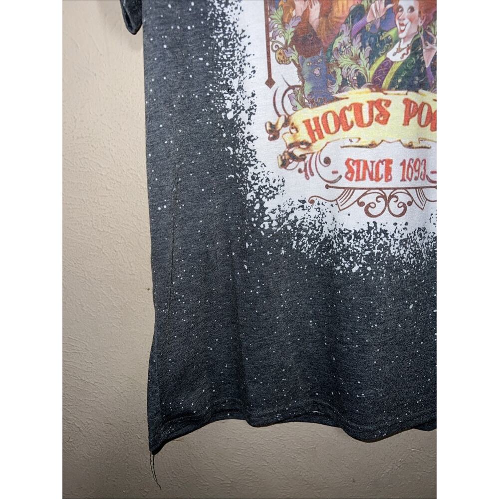 Halloween T-shirt Hocus Pocus Sanderson Sisters Woman's Size M Faded Black - Picture 4 of 10